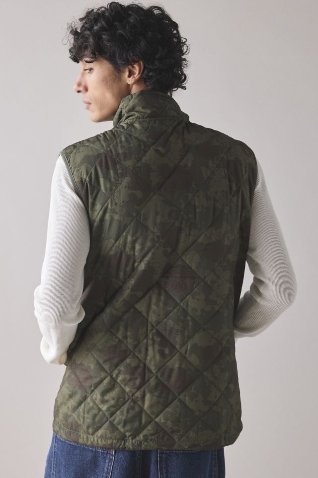 Vintage By UO Quilted Camo Vest #1
