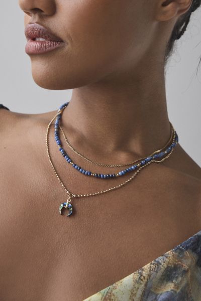 Trio Beaded Layered Necklace