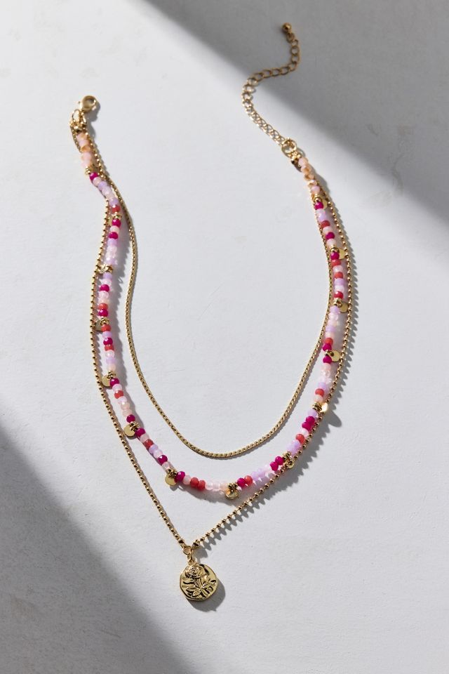 Trio Beaded Layered Necklace #2