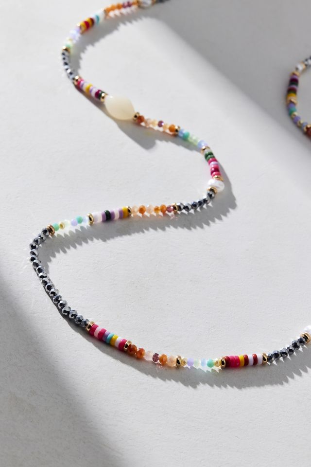 Boho Long Beaded Necklace #2