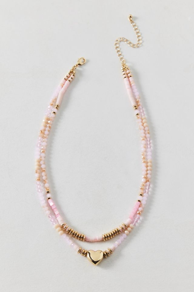 Icon Charm Beaded Layered Necklace #1