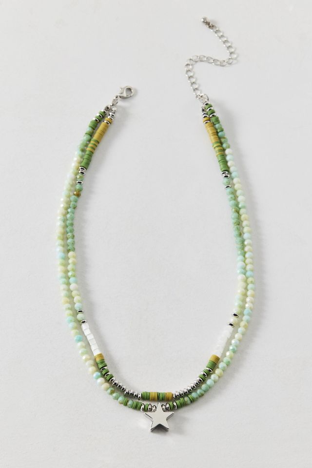 Icon Charm Beaded Layered Necklace #1