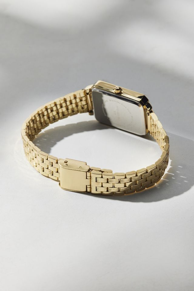 Mother Of Pearl Metal Rectangle Watch #3