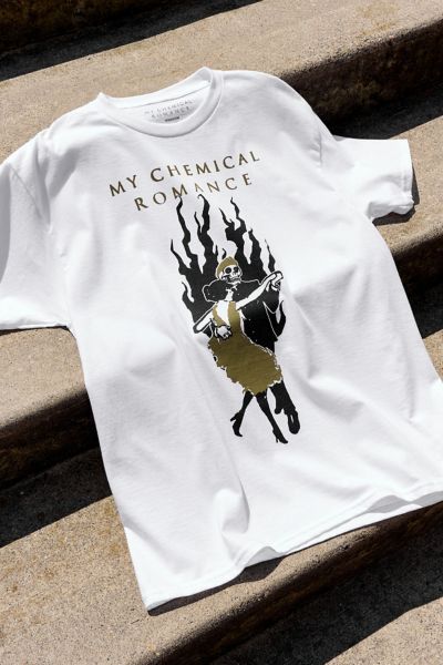 Urban Outfitters My Chemical Romance Graphic Tee In White, Men's At