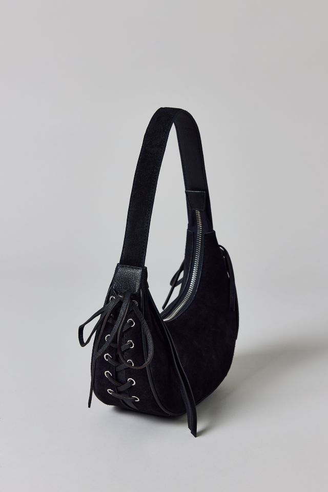 Sac croissant en suède lacé Silence + Noise #2