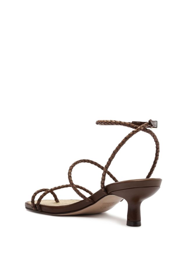 Schutz Kaya Straw Kitten Heel #1