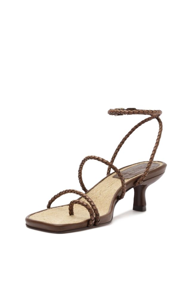 Schutz Kaya Straw Kitten Heel #3