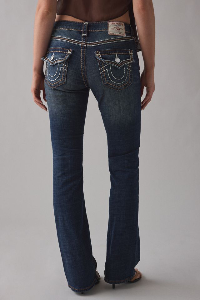 Jeans True Religion Becca True Bond à taille mi-haute, coupe bootcut avec rabat #1