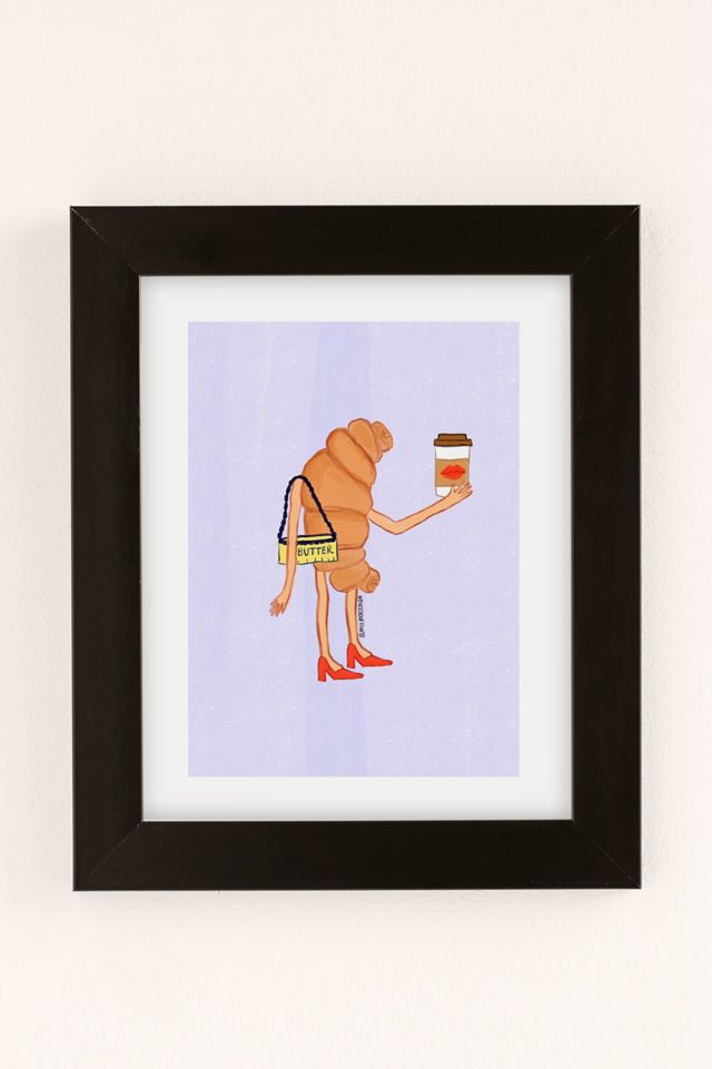 theebouffants Miss Croissant Art Print #1