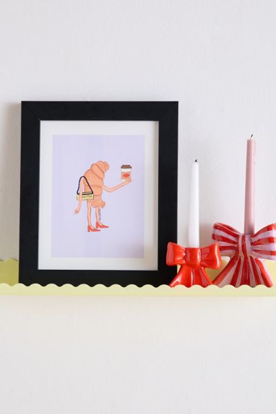 theebouffants Miss Croissant Art Print