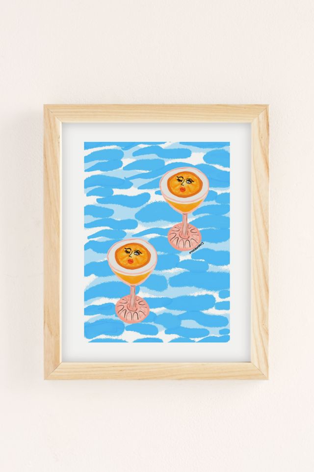 theebouffants Poolside Cocktails Art Print #1