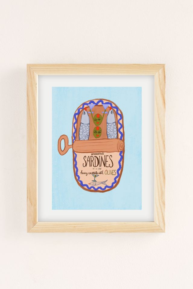 theebouffants Sardines And Olives Art Print #1