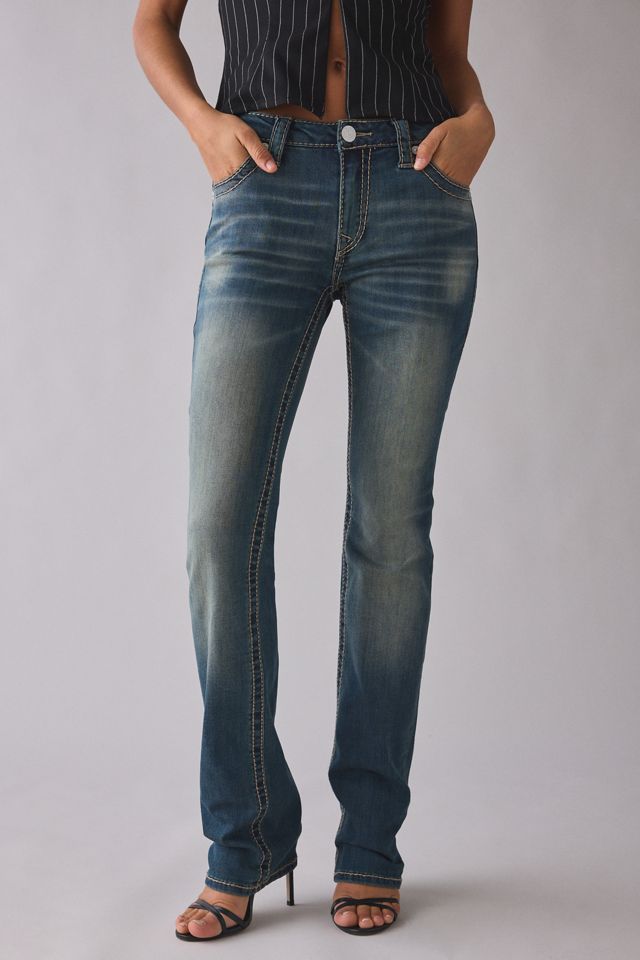 True Religion Billie Mid-Rise Straight Jeans #1
