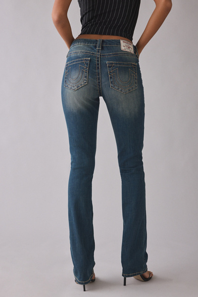 True Religion Billie Mid-Rise Straight Jean