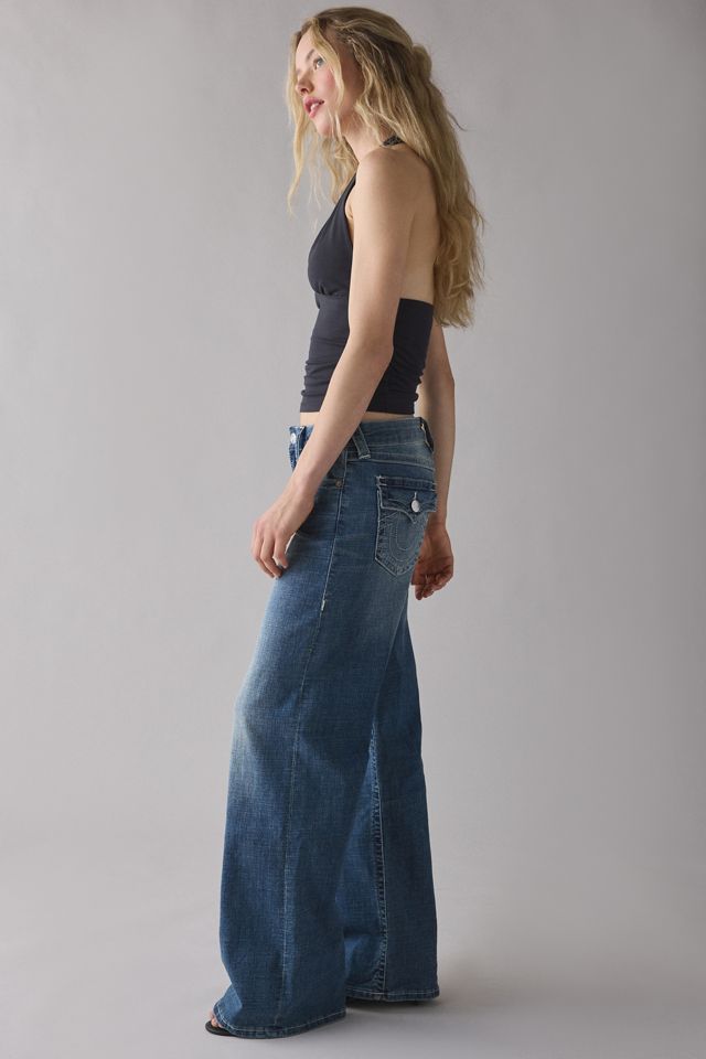 True Religion Bobbi Mountain Laurel Baggy Flap Mid-Rise Jean #2