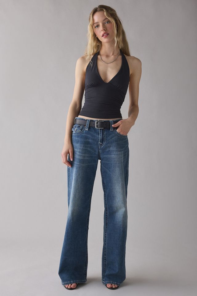 True Religion Bobbi Mountain Laurel Baggy Flap Mid-Rise Jean #4