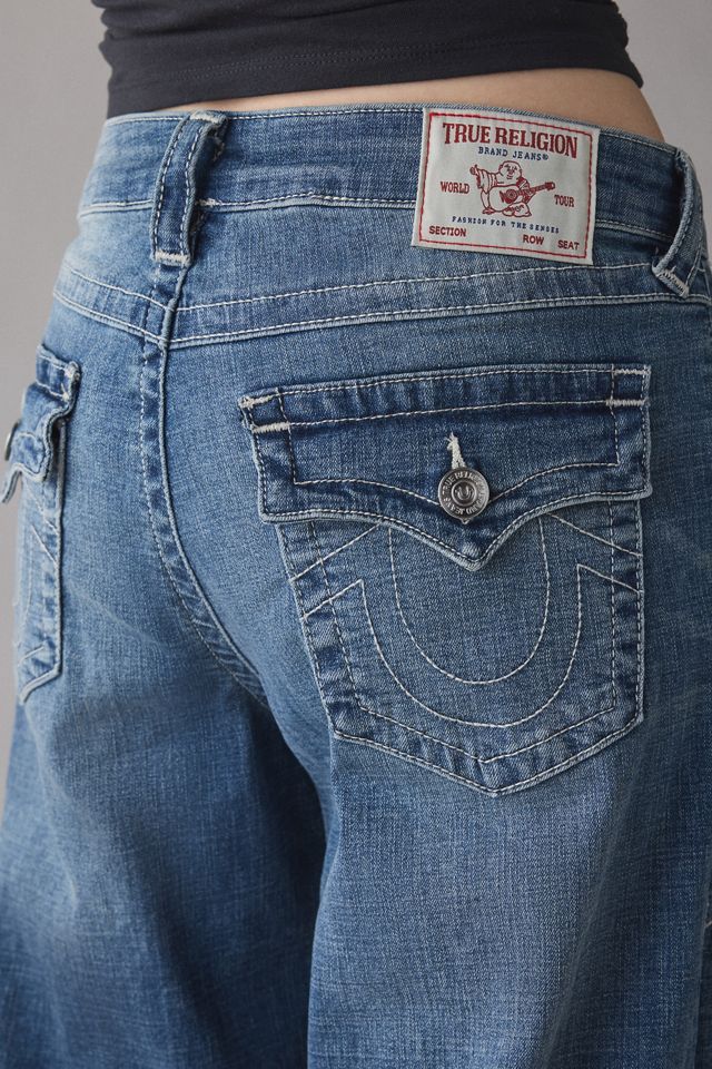 True Religion Bobbi Mountain Laurel Baggy Flap Mid-Rise Jean #5
