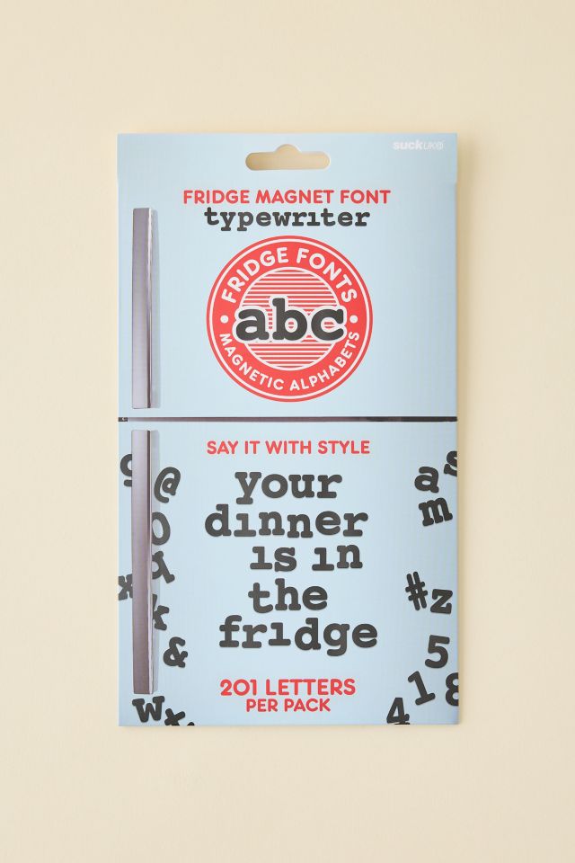 Fridge Font Magnet Set #1