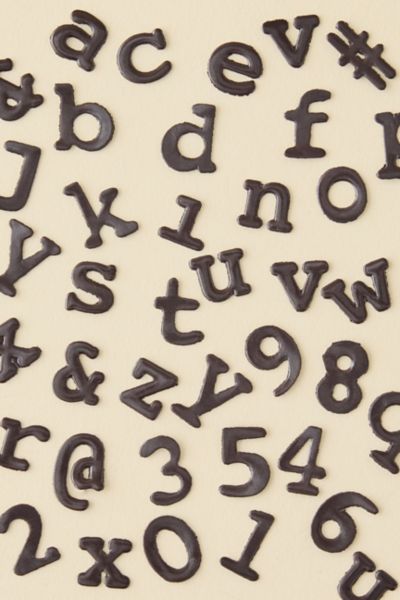 Fridge Font Magnet Set