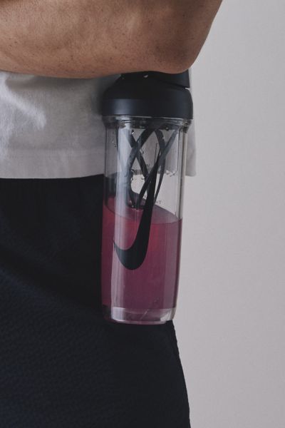 Nike Tr Recharge 2.0 24 oz Shaker Bottle In Off/black At Urban Outfitters