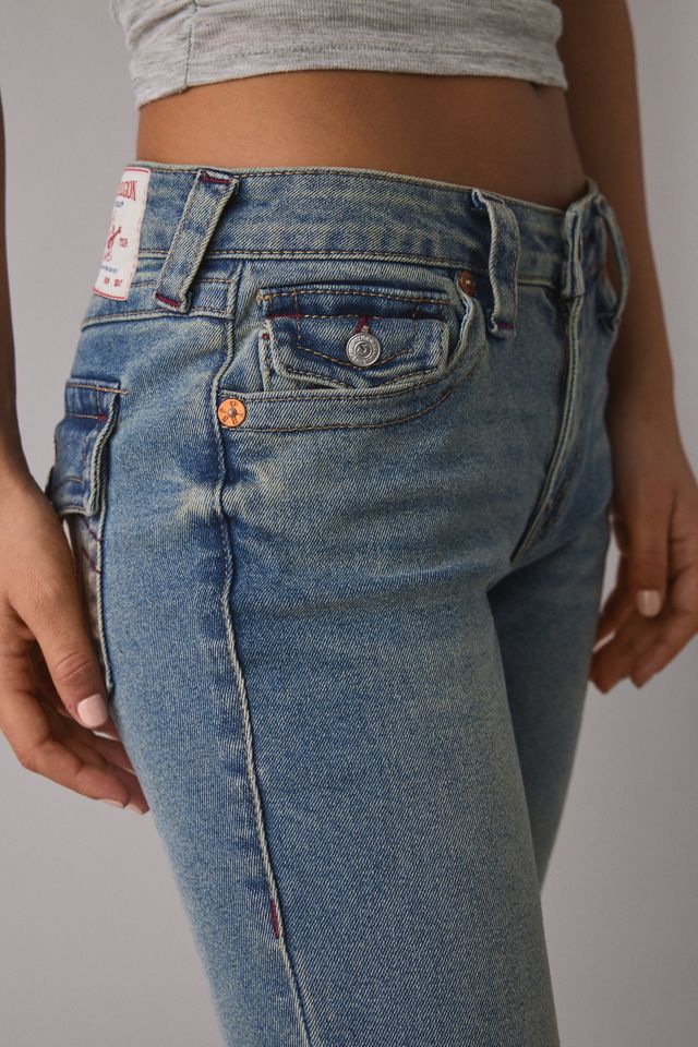 Jeans bootcut à taille basse avec rabat Becca Ice Veil de True Religion #2