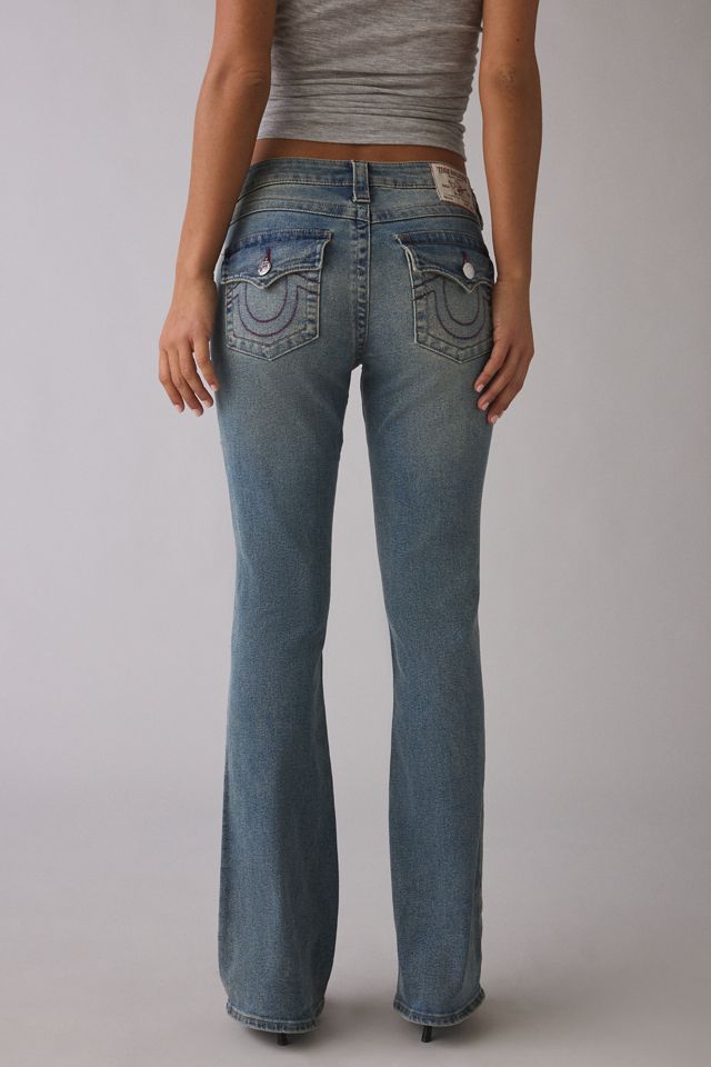 Jeans bootcut à taille basse avec rabat Becca Ice Veil de True Religion #4