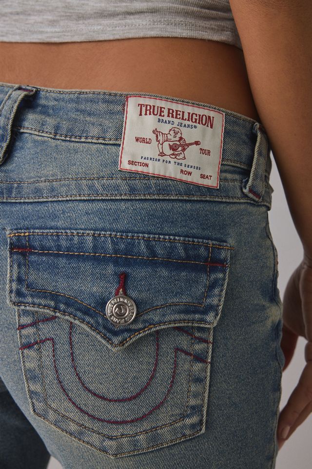 Jeans bootcut à taille basse avec rabat Becca Ice Veil de True Religion #5