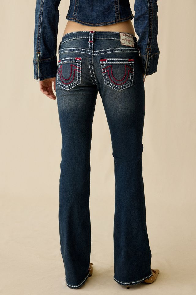 Jeans à jambe évasée taille basse Becca Sapphire Tide Super T de True Religion #4