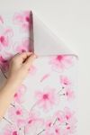 Melly Terpening Cherry Blossom In White Removable Wallpaper