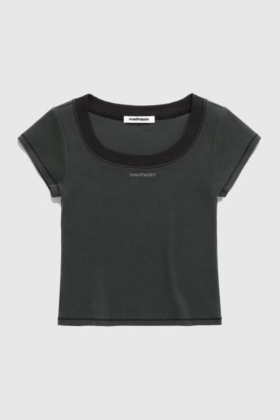 Madhappy Lounge Cropped Rib Baby Tee