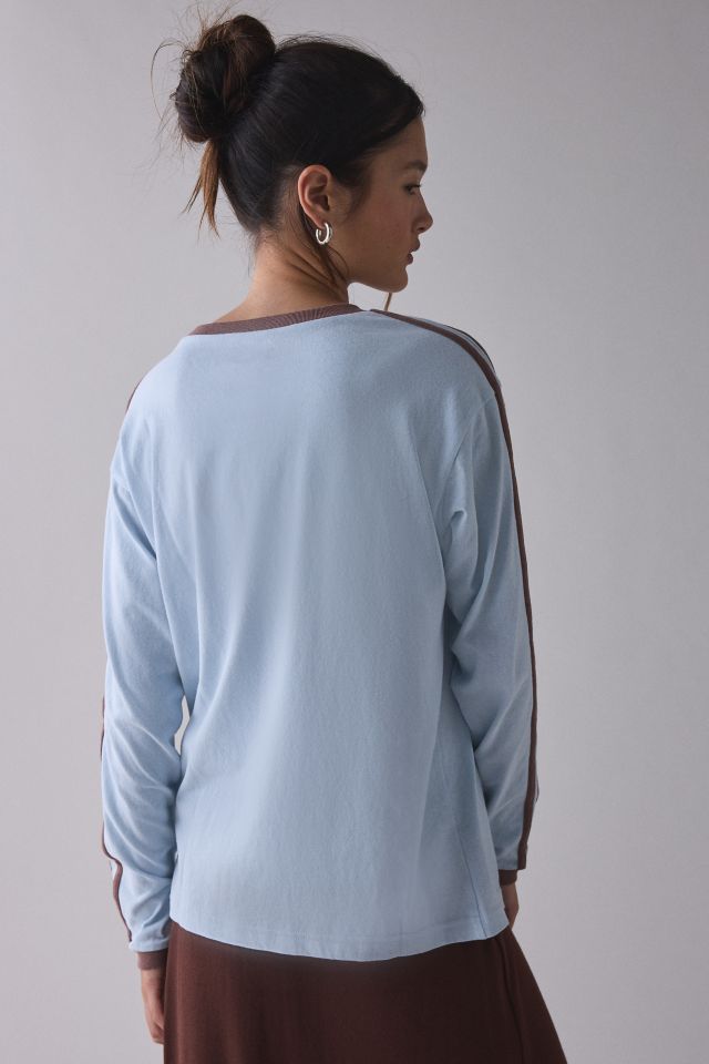 BDG Hayden Oversized Long Sleeve Ringer Tee #1