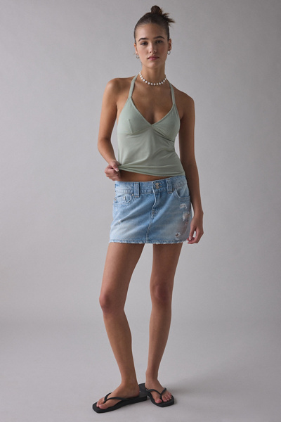 Out From Under Je T'aime Cropped Halter Top