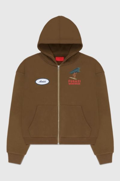 Fugazi Beam Zip Up Hoodie Sweatshirt