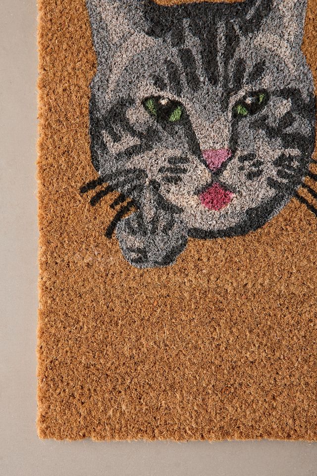 Sassy Cat Coir Doormat #2