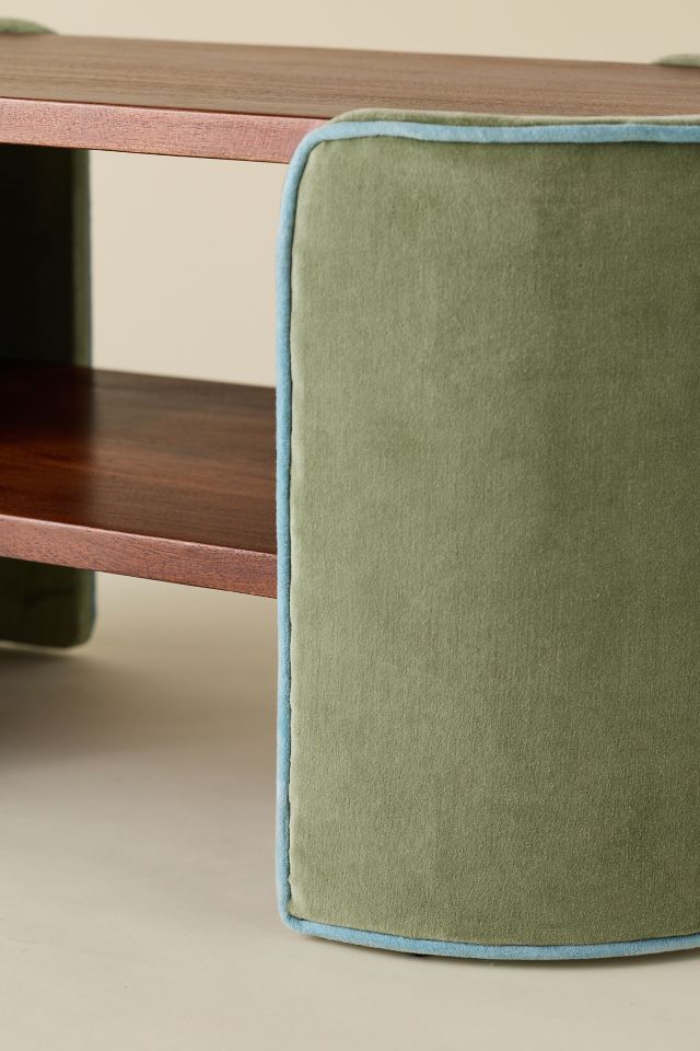 Jane Velvet Upholstered Storage Bench #3