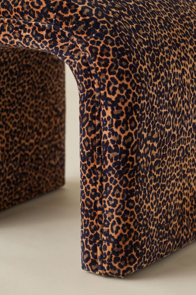 Jane Velvet Upholstered Stool