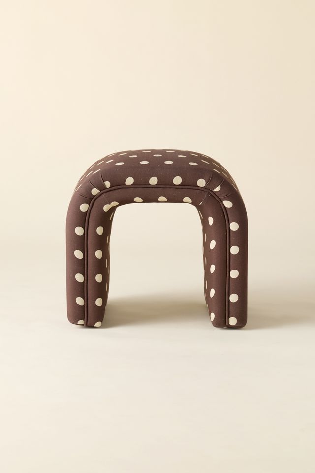 Jane Velvet Upholstered Stool #1