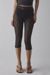 Kimchi Blue Ellie Sheer Lace High-Rise Stretch Capri Pant