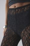 Kimchi Blue Ellie Sheer Lace High-Rise Stretch Capri Pant