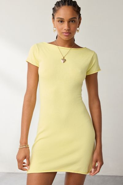 Frankies Bikinis Honeycomb Slumber Knit Mini Dress