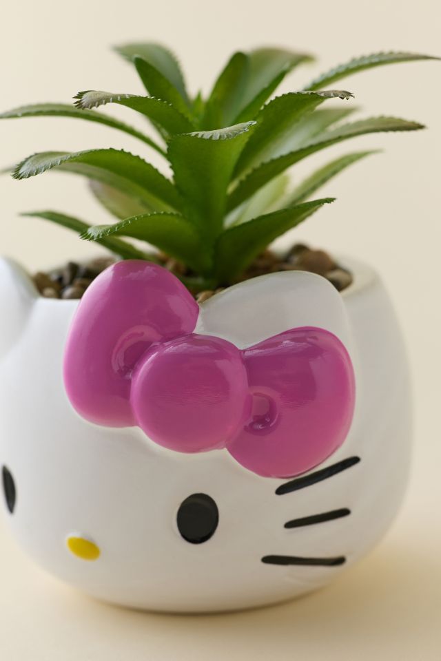 Sanrio Hello Kitty Head Shaped Succulent Planter #1
