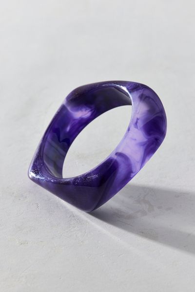 Iris Acrylic Bangle Bracelet
