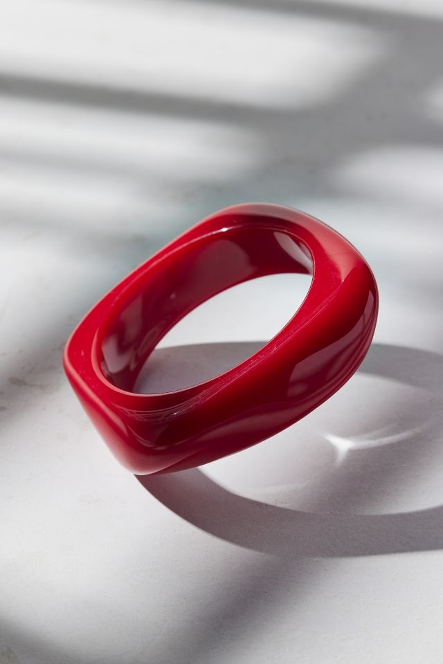 Iris Acrylic Chunky Bangle Bracelet #1