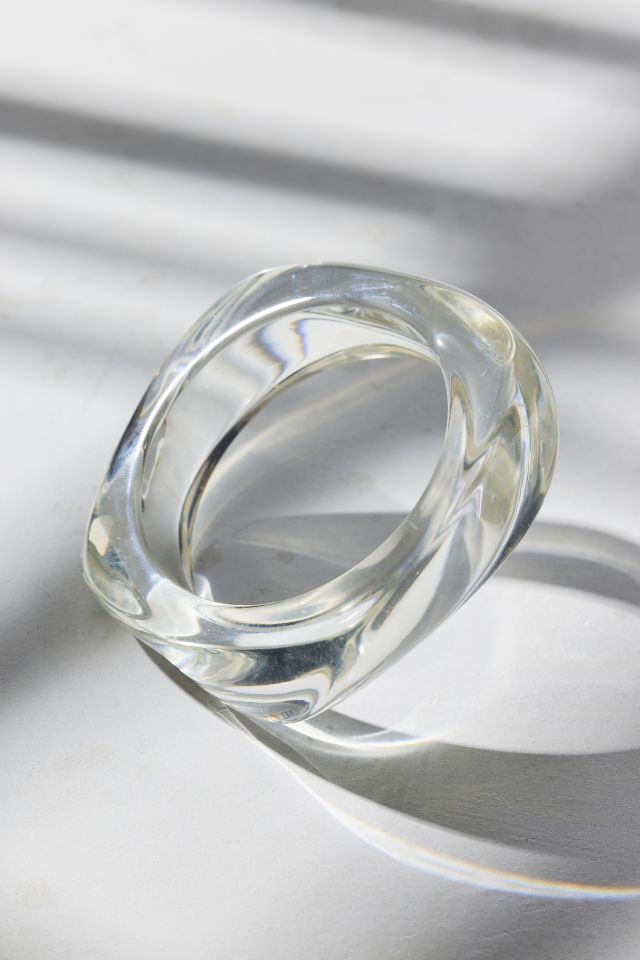 Iris Acrylic Chunky Bangle Bracelet #1