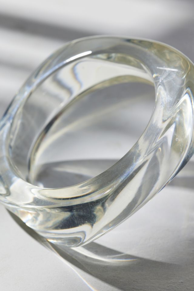 Iris Acrylic Chunky Bangle Bracelet #2