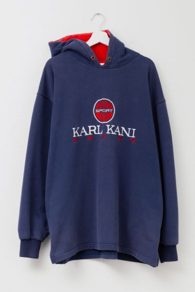 Vintage 1990s Karl Kani Sport Graphic Oversized Hoodie Sweatshirt