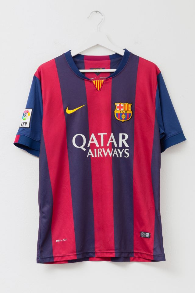Vintage Y2K Nike Barcelona Football Club Stripped Soccer