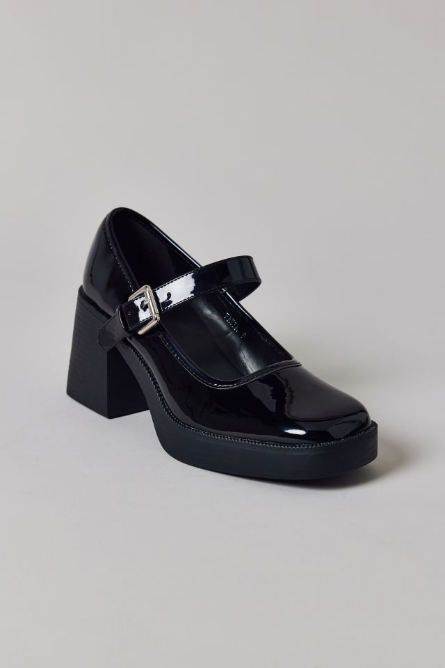 Raid London Favia Patent Leather Mary Jane Heel #2