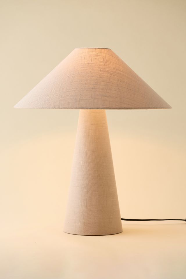 Lily Linen Table Lamp #1