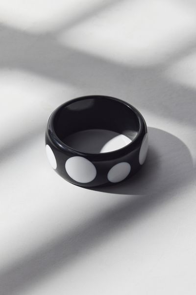 Polka Dot Chunky Bangle Bracelet